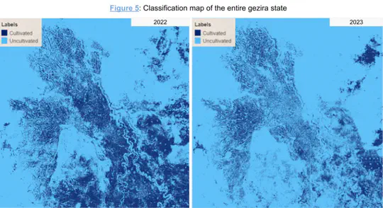 Estimating Cultivated Lands Using  Satellite based Land Cover Classification